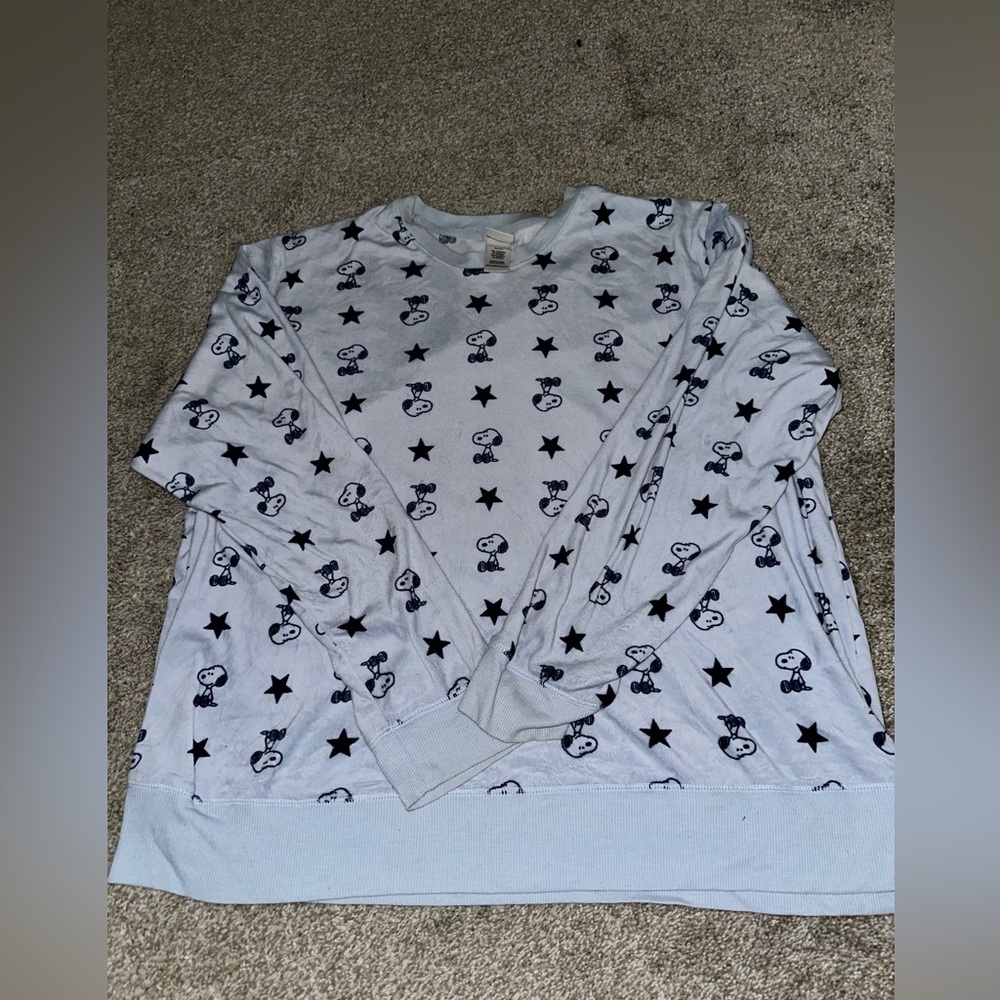 Peanuts snoopy pajama set